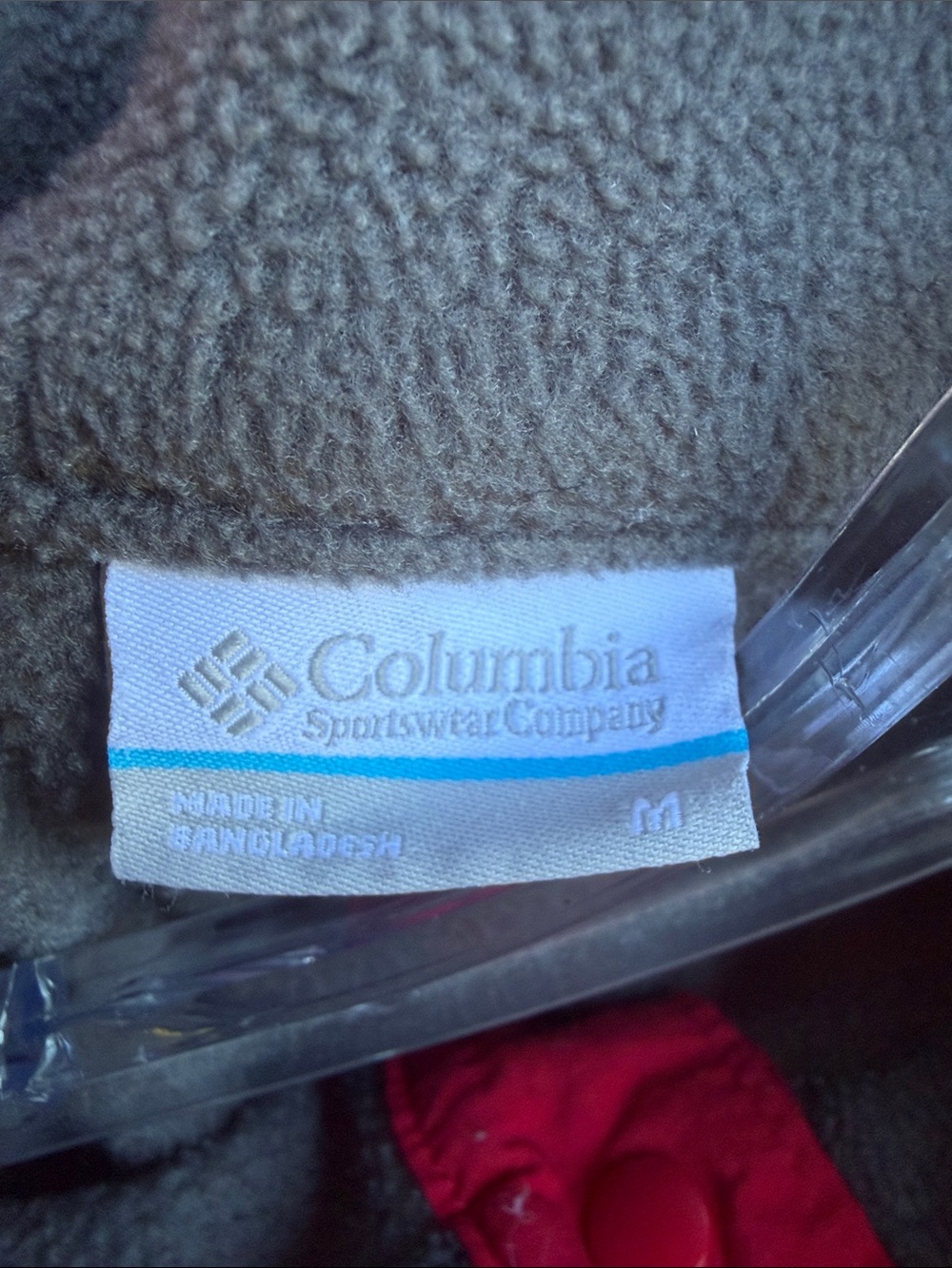 Columbia Fleece Quarter Snap Pullover M - Picture 3 of 8